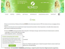 Tablet Screenshot of komed.waw.pl